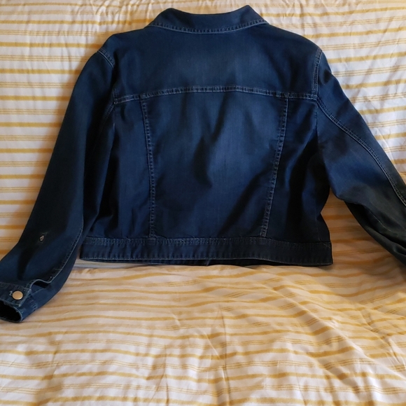 Chico's Platinum Denim Jacket - Picture 6 of 8
